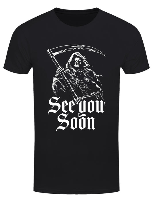 Reaper See You Soon Men's Black T-Shirt