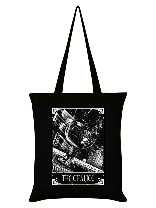 Deadly Tarot - The Chalice Black Tote Bag