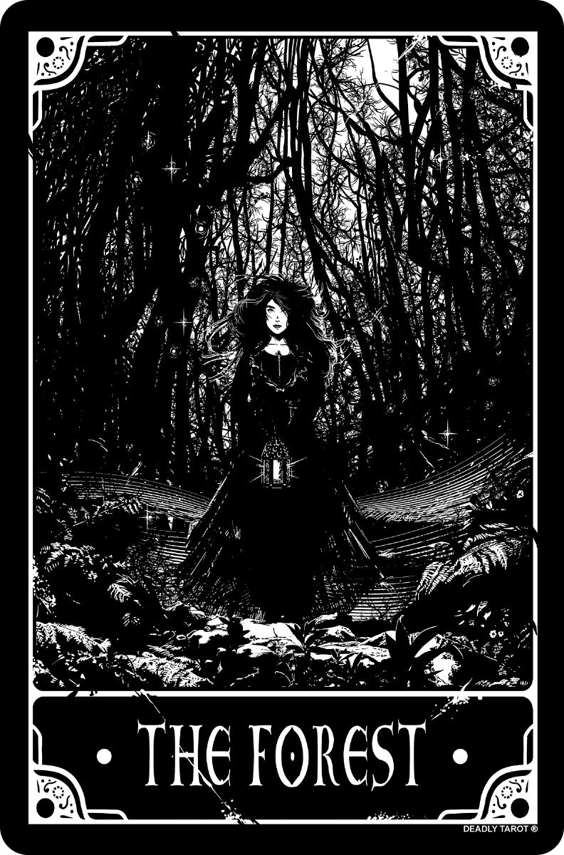Deadly Tarot - The Forest Small Tin Sign