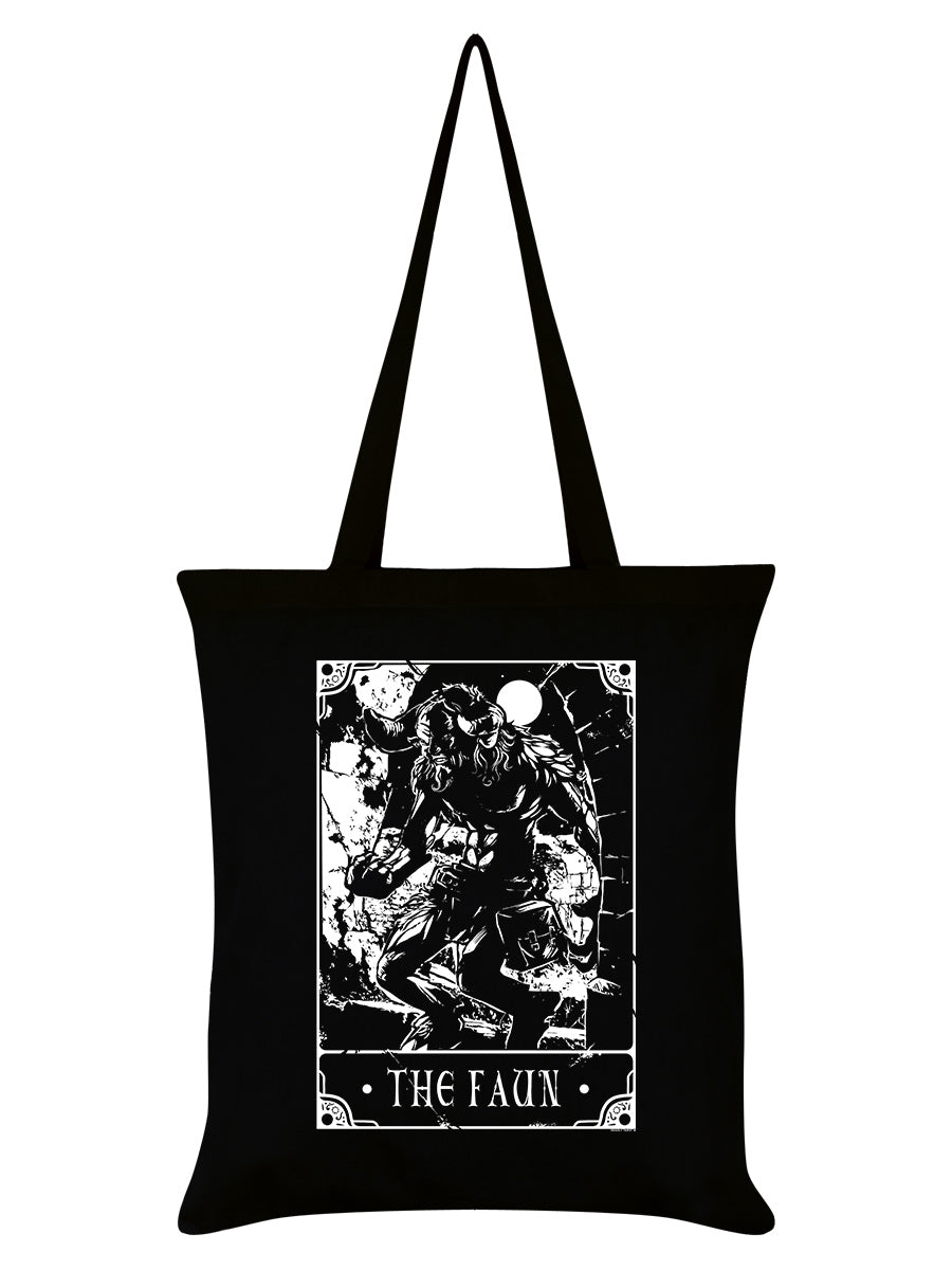 Deadly Tarot The Faun Black Tote Bag