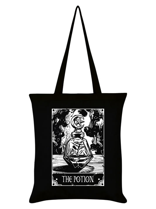 Deadly Tarot - The Potion Black Tote Bag