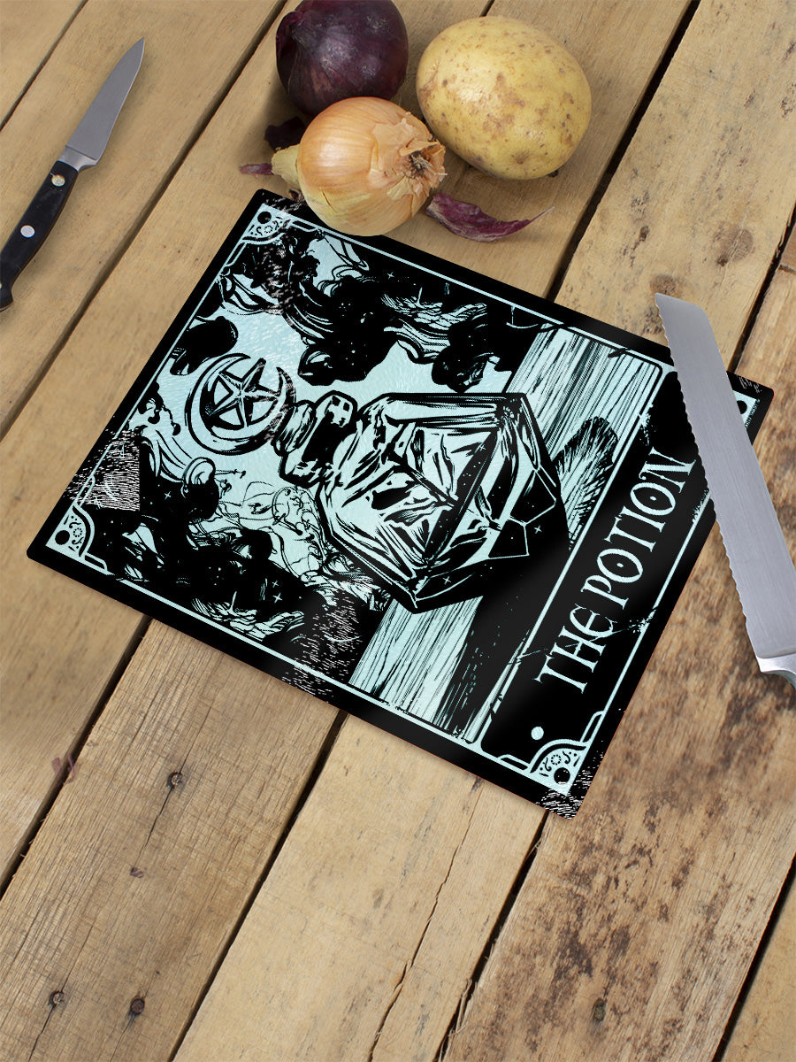 Deadly Tarot The Potion Small Chopping Board