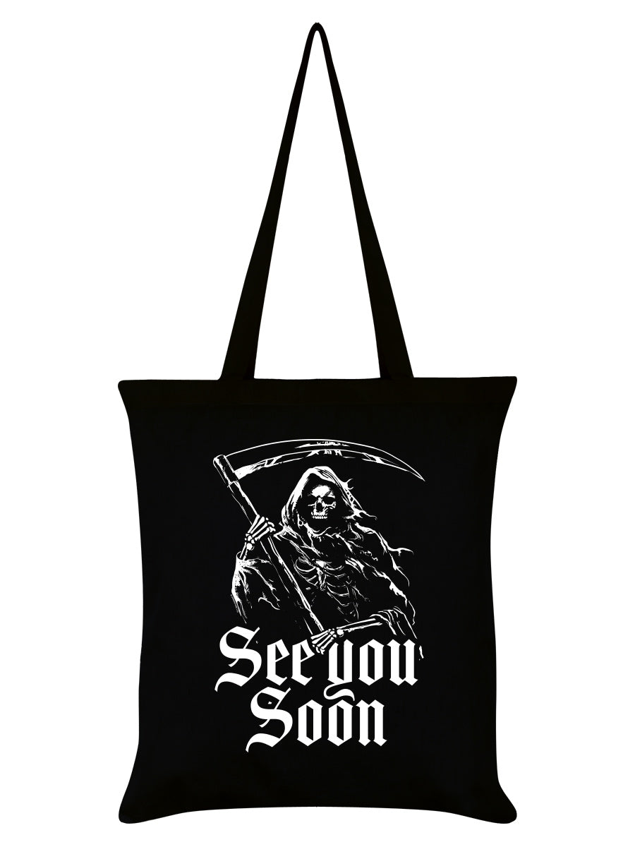Reaper See You Soon Black Tote Bag