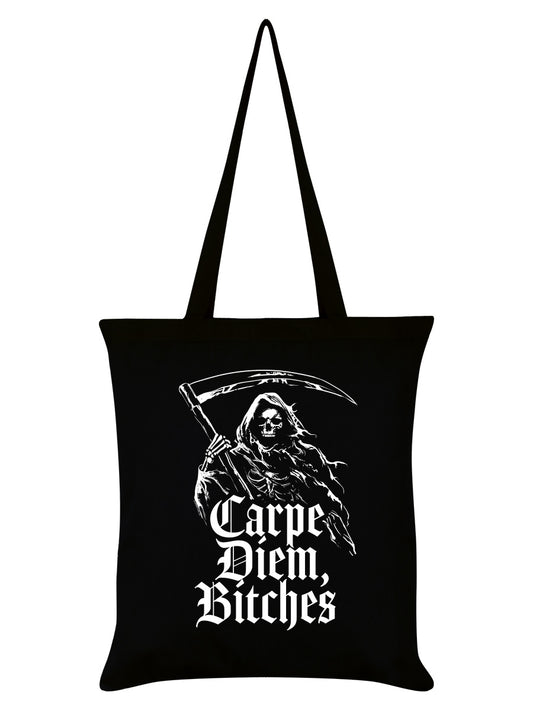 Reaper Carpe Diem, Bitches Black Tote Bag