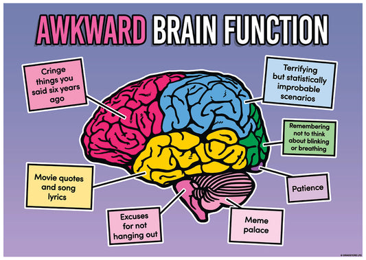 Awkward Brain Function Mini Poster