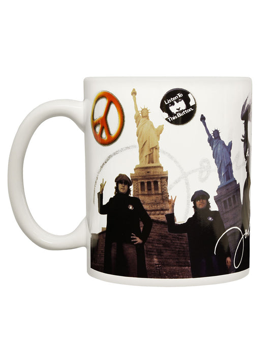 John Lennon Peace & Liberty Mug