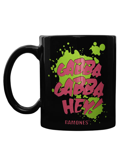 Ramones Gabba Gabba Hey Black Mug