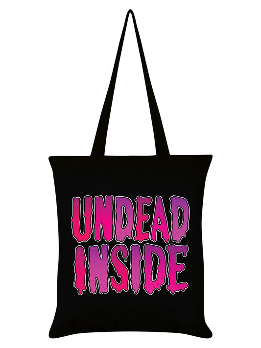 Undead Inside Black Tote Bag
