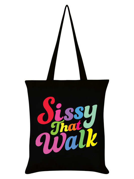 Sissy That Walk Black Tote Bag