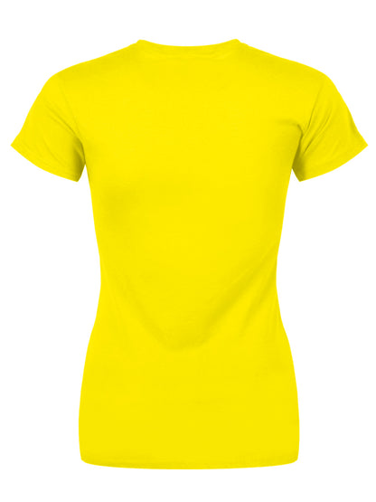 Pop Factory I Love Nerds Ladies Yellow T-Shirt