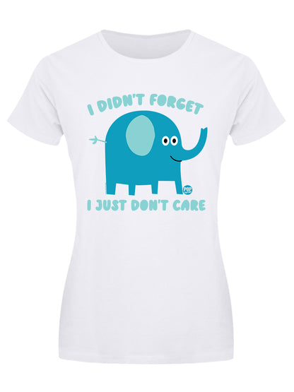 Pop Factory I Didn’t Forget Ladies White T-Shirt