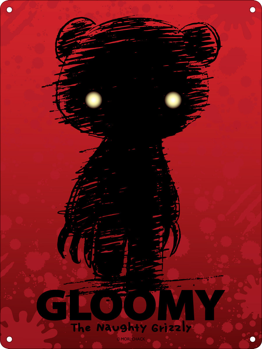 Gloomy Bear Creature Of The Night Mini Tin Sign