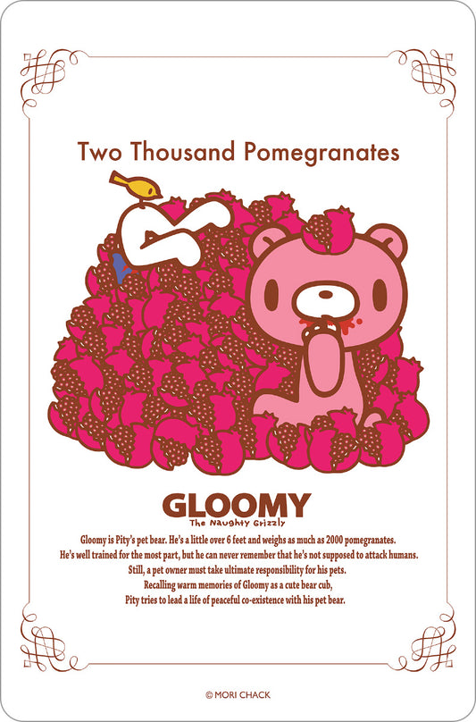Gloomy Bear 2000 Pomegranates Greet Tin Card