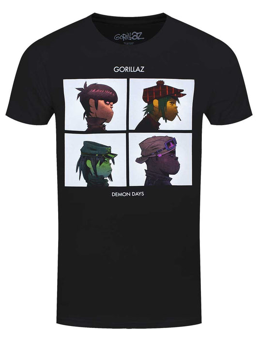 Gorillaz Demon Days Men's Black T-Shirt