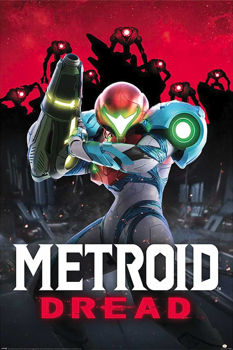 Metroid Dread Shadows Maxi Poster