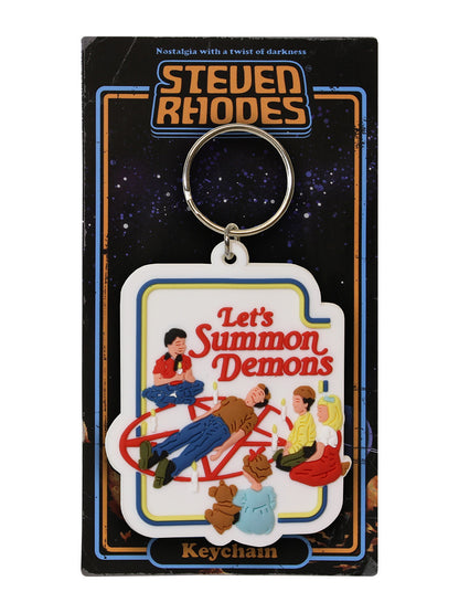 Steven Rhodes Let's Summon Demons Rubber Keychain