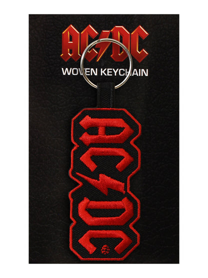 AC/DC Logo Woven Keyring