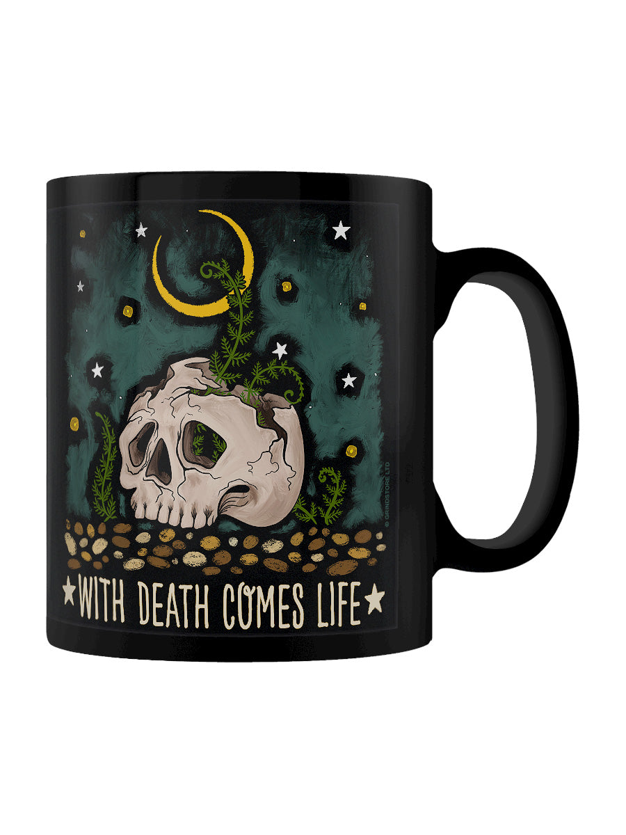 Natural World With Death Comes Life Black Mug