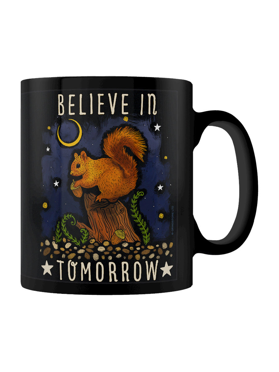 Faith Believe In Tomorrow Black Mug