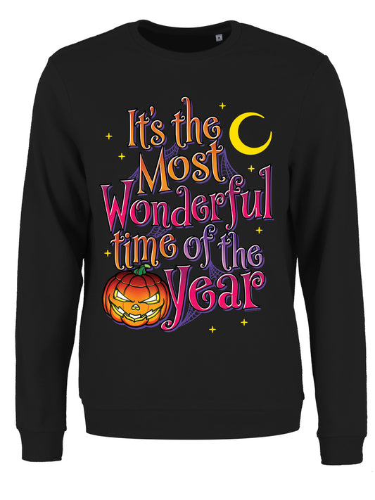 It's The Most Wonderful Time Of The Year Ladies Black Sweatshirt