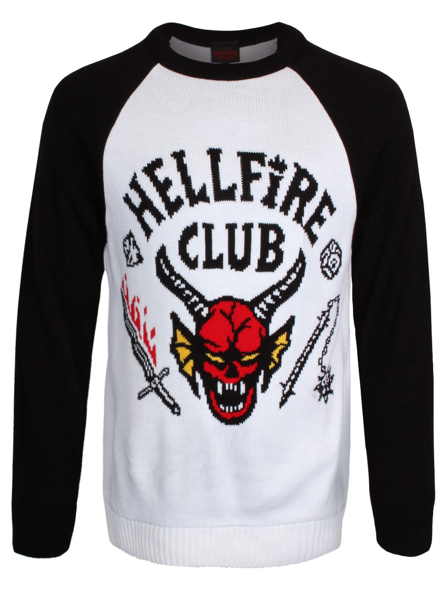 Stranger Things Hellfire Club Knitted Jumper