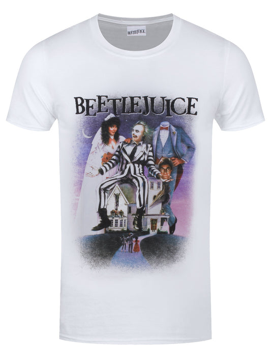 Beetlejuice Poster Men's White T-Shirt