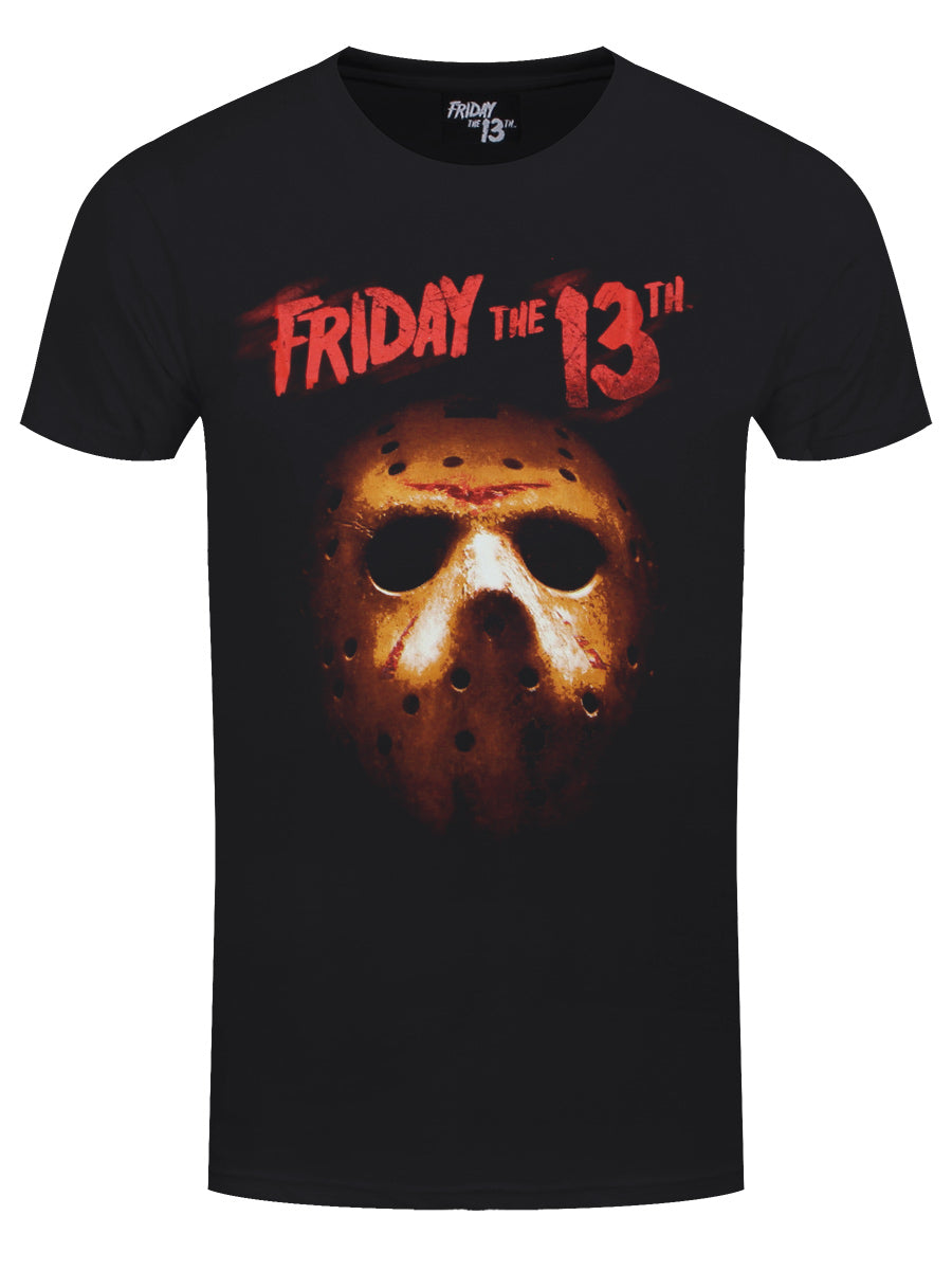 Friday the 13th Mask Men's Black T-Shirt