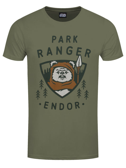 Star Wars Endor Park Ranger Men's Green T-Shirt
