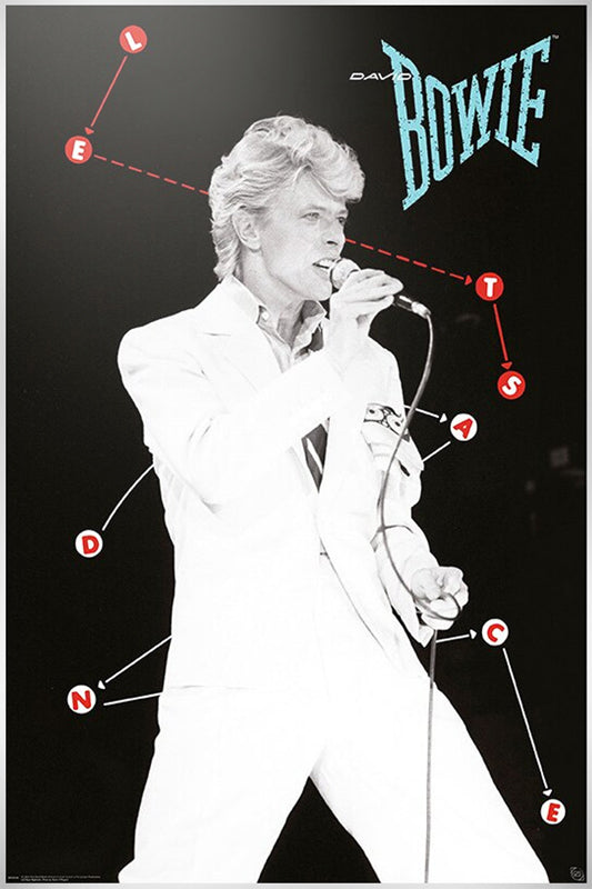 David Bowie Let's Dance Maxi Poster