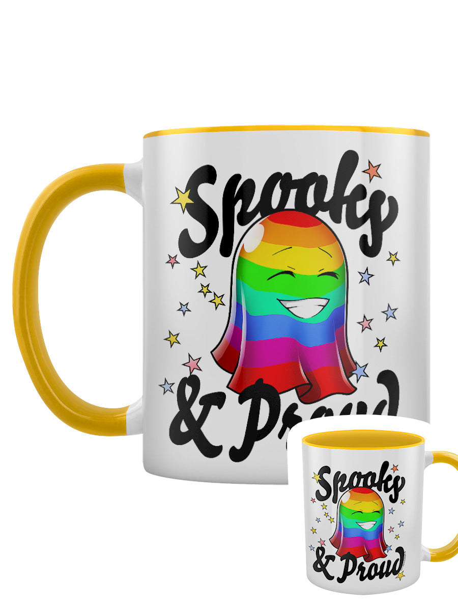 Spooky & Proud Yellow Inner 2-Tone Mug