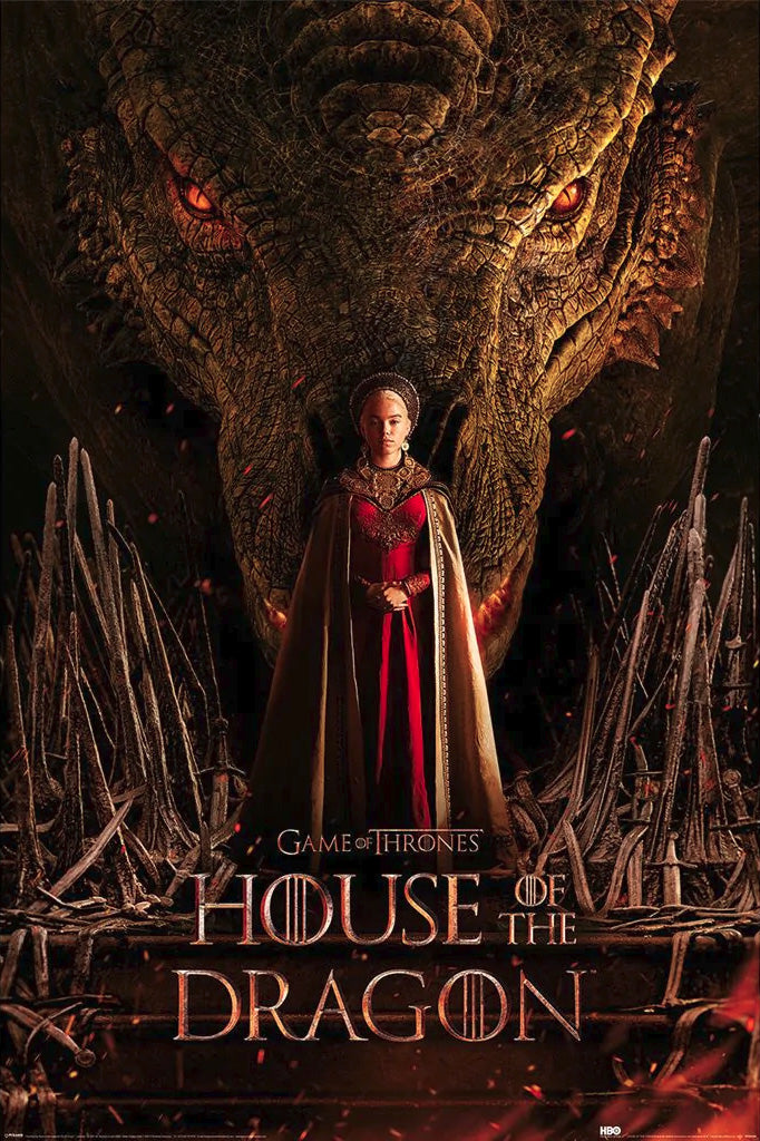 House of the Dragon Dragon Throne Maxi Poster