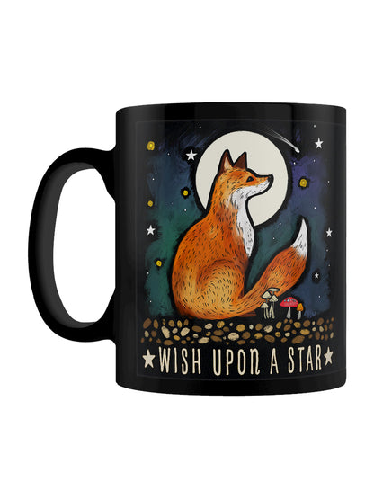 Wish Upon A Star Black Mug