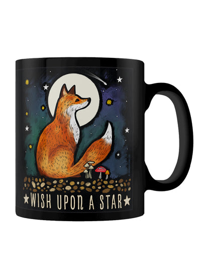 Wish Upon A Star Black Mug