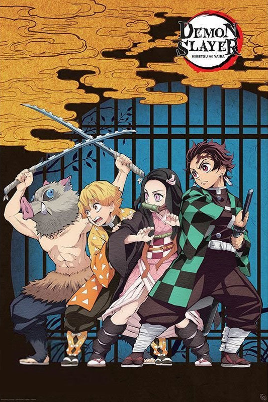 Demon Slayer Group Maxi Poster