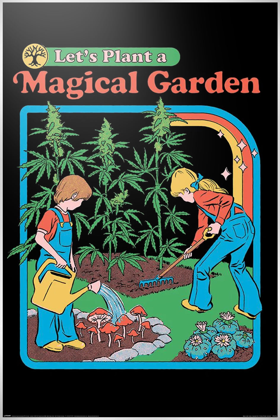 Steven Rhodes Let's Plant a Magical Garden Maxi Poster