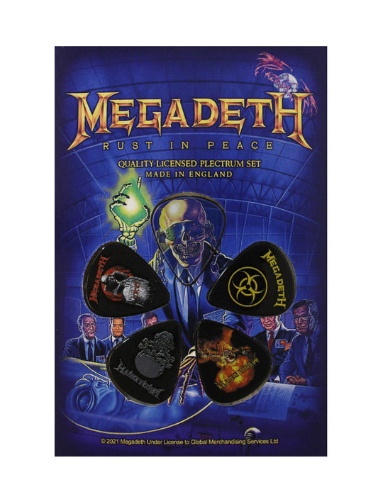 Megadeth Rust In Peace Plectrums 5-Pack