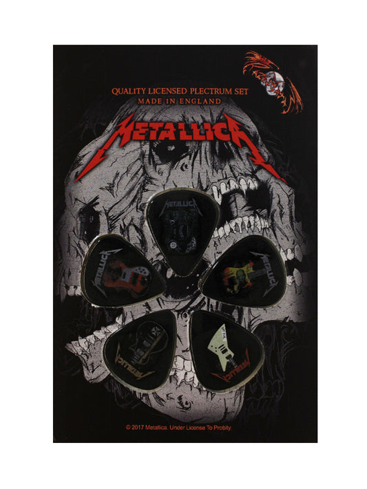 Metallica Guitars Plectrums 5-Pack