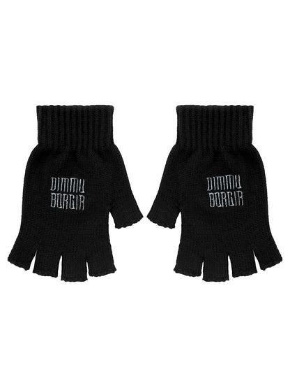 Dimmu Borgir Logo Fingerless Gloves