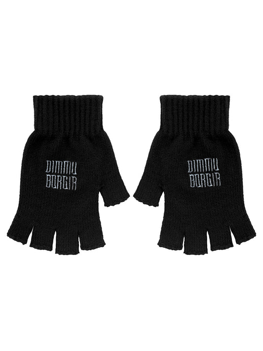 Dimmu Borgir Logo Fingerless Gloves