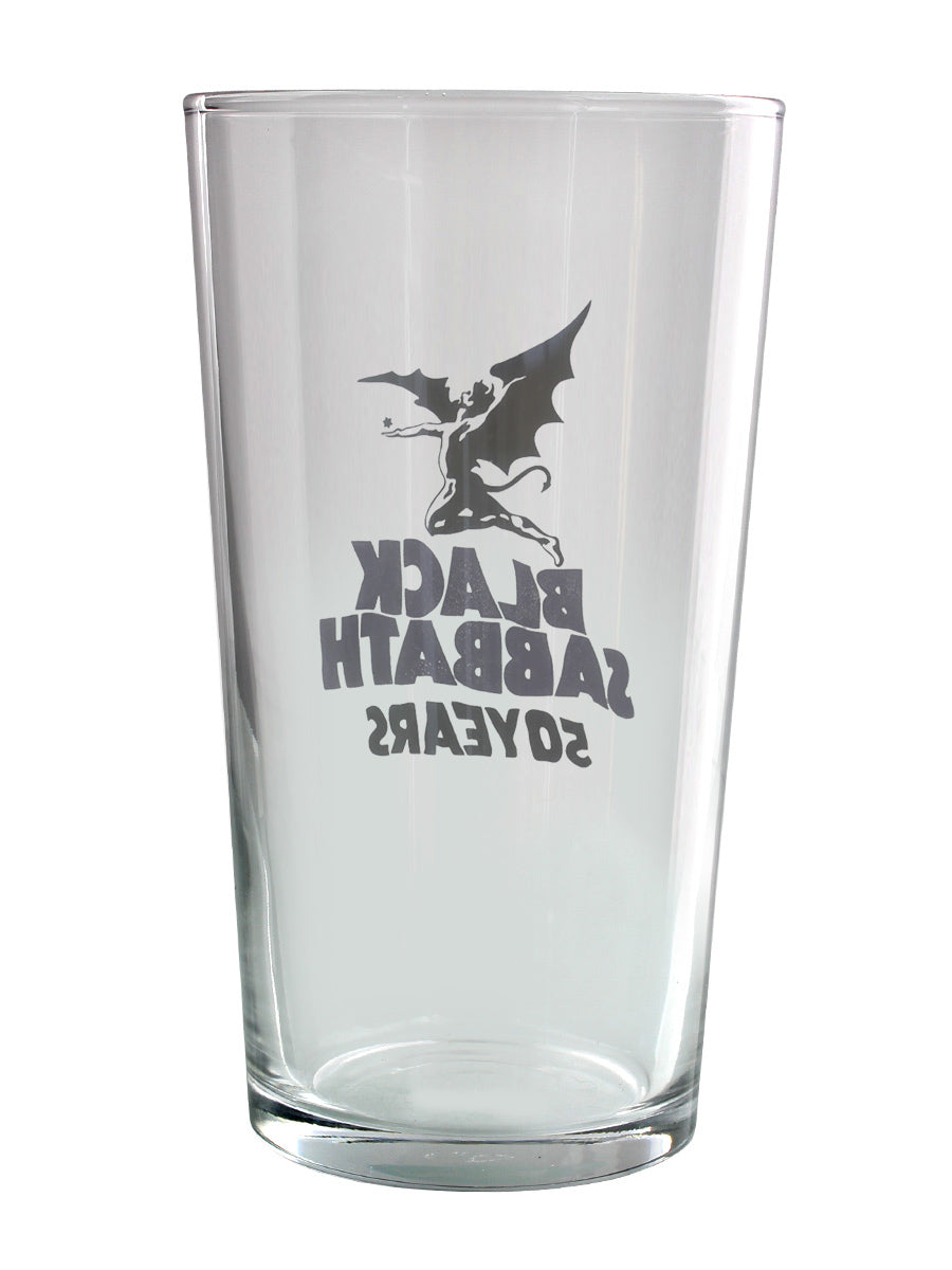 Black Sabbath 50 Years Drinking Glass