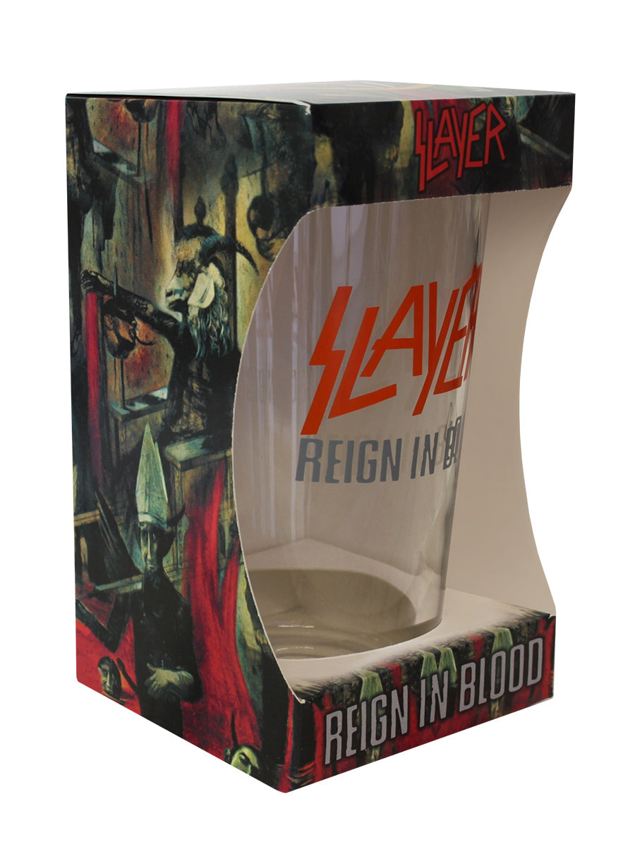 Slayer Reign In Blood Drinking Glass