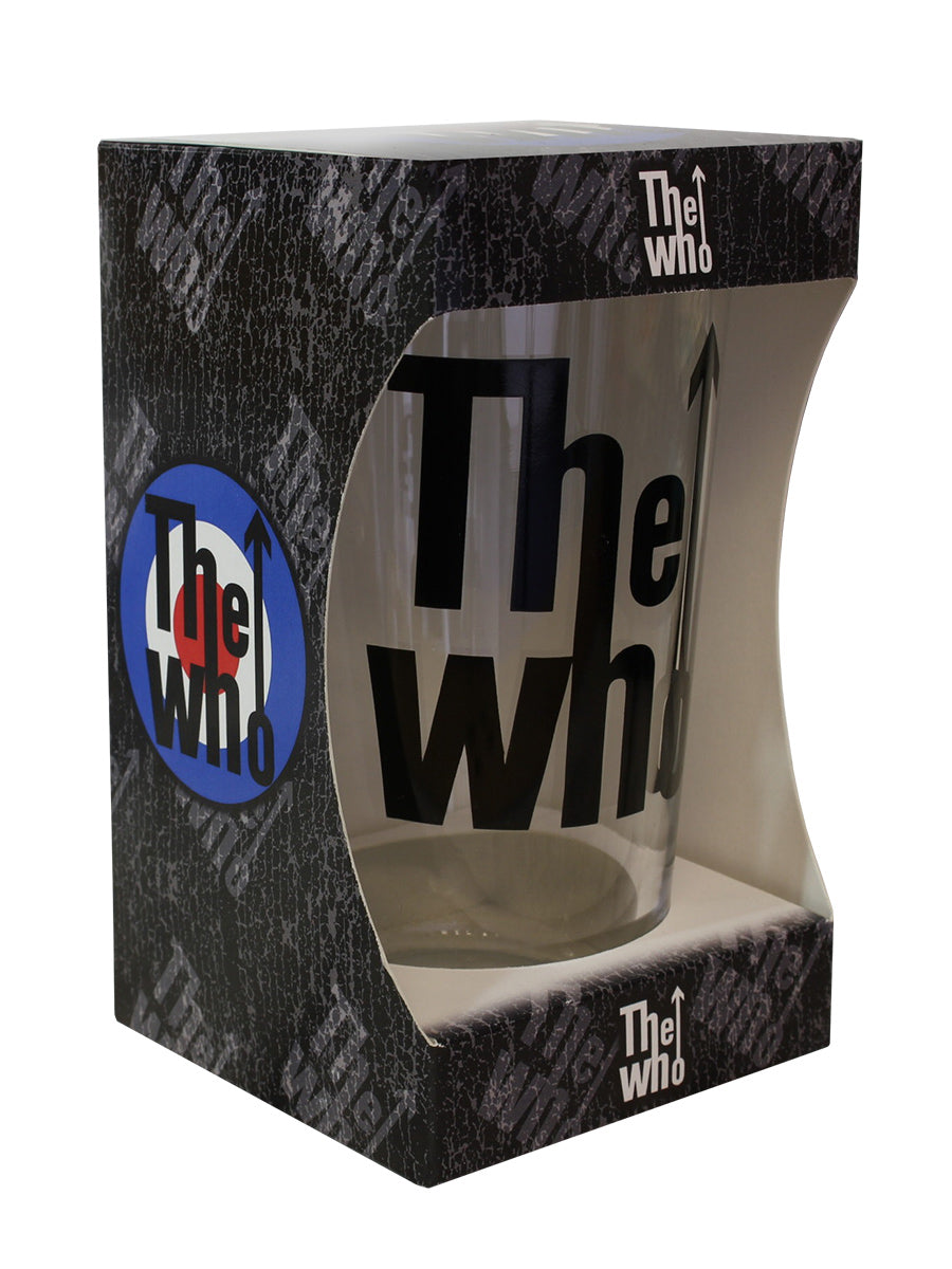 The Who Classic Logo Drinking Glass