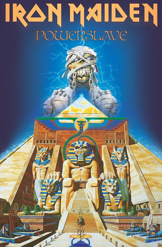 Iron Maiden Powerslave Textile Flag