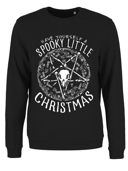 Have Yourself A Spooky Little Christmas Ladies Black Christmas Jumper