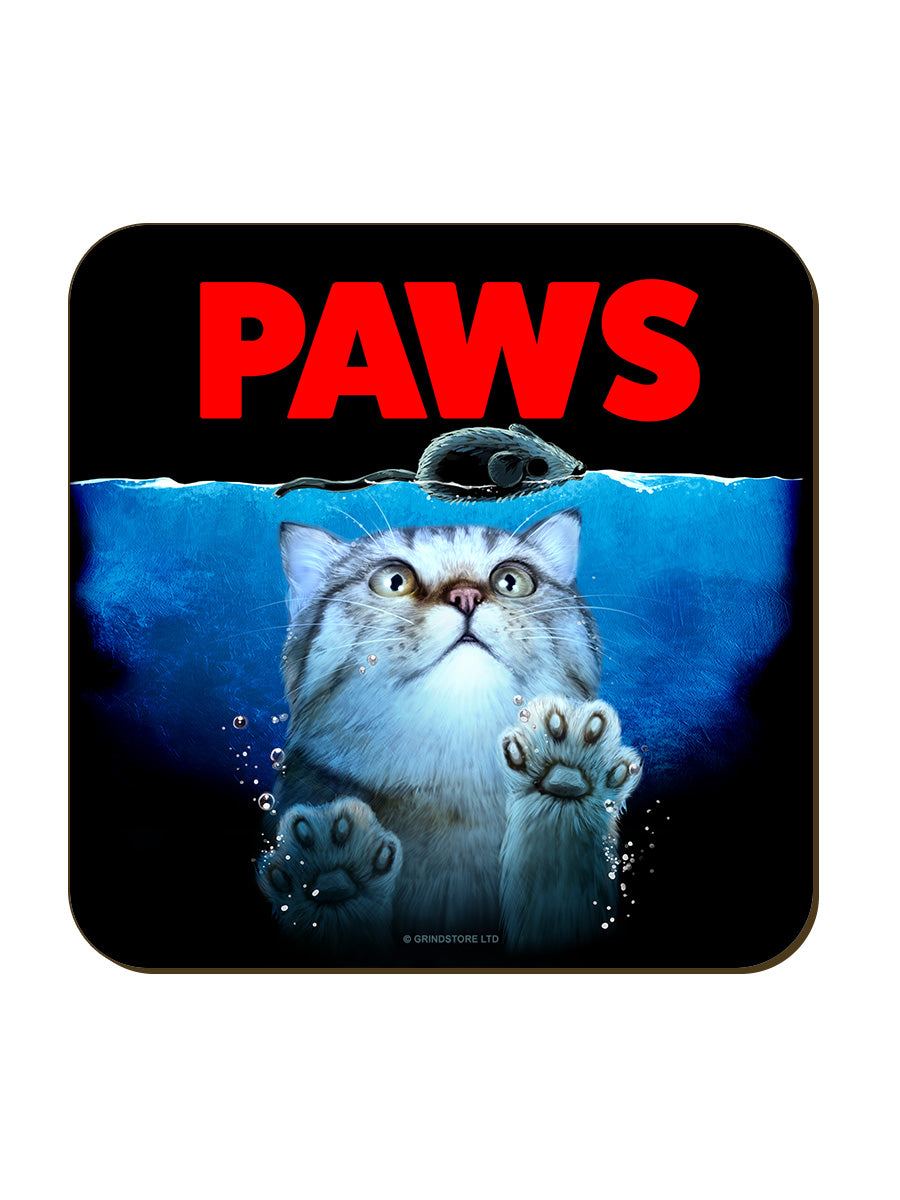 Horror Cats Paws Coaster
