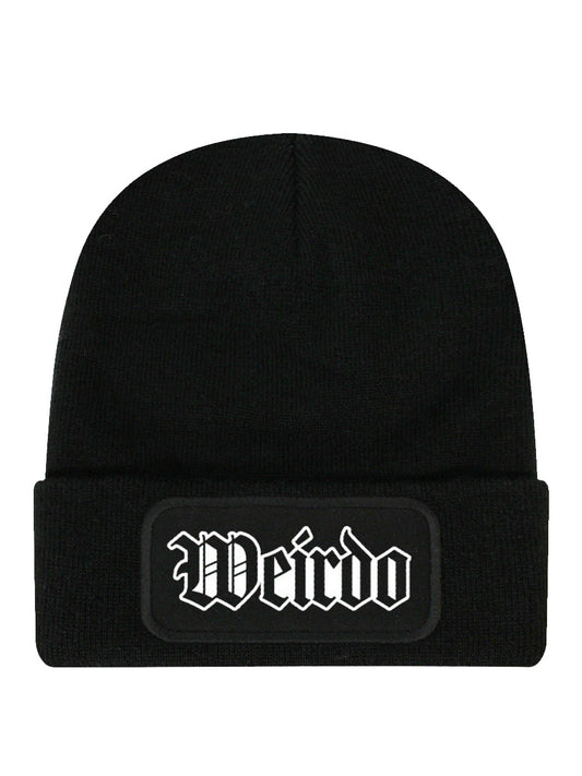 Weirdo Black Beanie