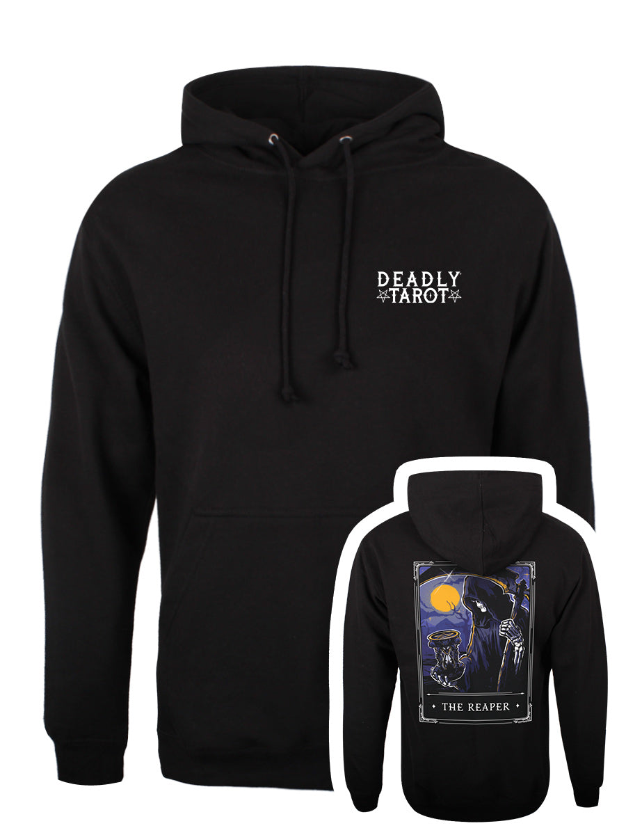 Deadly Tarot Legends The Reaper Unisex Black Pullover Hoodie