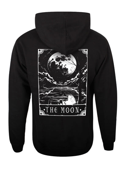 Deadly Tarot - The Moon Unisex Black Pullover Hoodie
