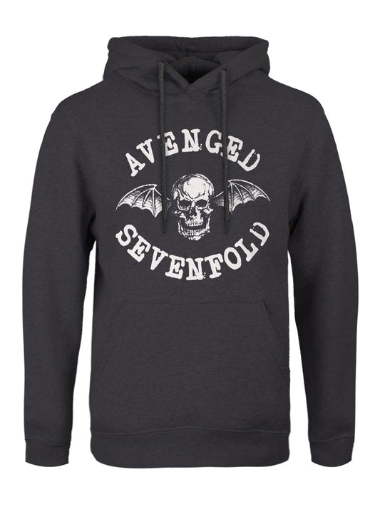 Avenged Sevenfold Logo Dark Grey Pullover Hoodie