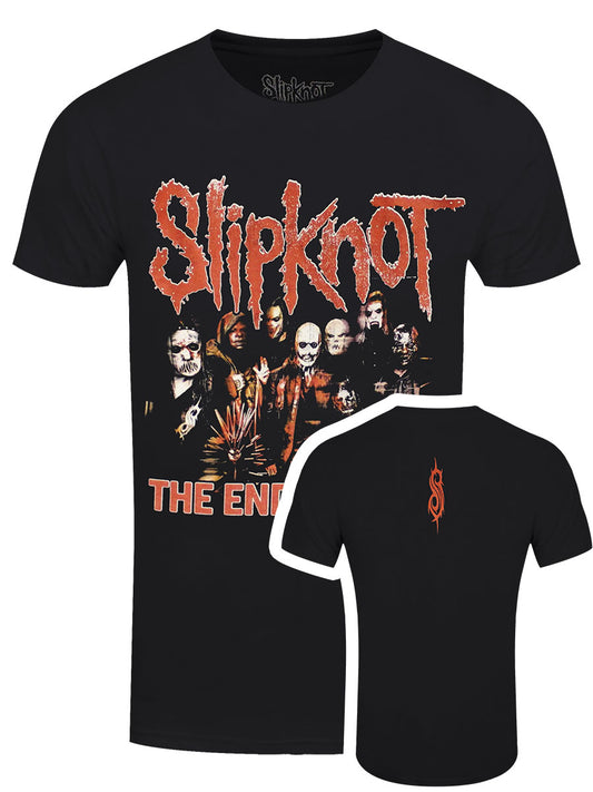 Slipknot The End, So Far Group Photo Men's Black T-Shirt
